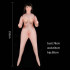 Лялька надувна з силіконовими грудьми Love Doll Marilyn, брюнетка, 152 см (42790) – фото 2