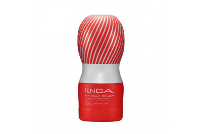 Мастурбатор Tenga Air Cushion Cup, червоно-білий, 15.5 х 7 см
