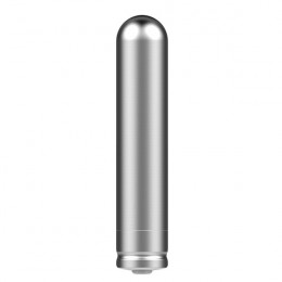 Вібропуля з нержавіючої сталі Nexus Ferro, срібляста, 6.3 х 1.5 см