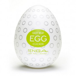 Мастурбатор Tenga Egg Clicker, білий – фото