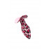 Анальная пробка в расцветке леопард NO TABOO, розовая, 10 х 4.5 см (42684) – фото 4