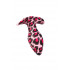 Анальна пробка в забарвленні леопард NO TABOO, рожева, 10 х 4.5 см (42684) – фото 2