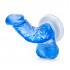 Фаллоимитатор реалистичный на присоске Blush синий, 17.7 см х 3.5 см (34050) – фото 3