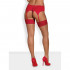 Чулки  Jolierose stockings red S/M (35768) – фото 5