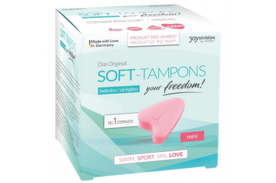 Тампоны-мини для менструации Soft Tampons Joy Division розовые, 3 шт