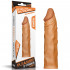 Реалистичная насадка на пенис для удлинения Lovetoy коричневая, 19 см х 3 см (43516) – фото 5