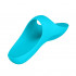 Вибратор на палец из силикона для точечной стимуляции голубой, 12 см х 3.5 см (43805) – фото 6