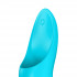 Вибратор на палец из силикона для точечной стимуляции голубой, 12 см х 3.5 см (43805) – фото 5