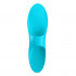 Вибратор на палец из силикона для точечной стимуляции голубой, 12 см х 3.5 см (43805) – фото 2