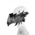 Маска Ворон кожаная, ручной работы, черная (39662) – фото 3