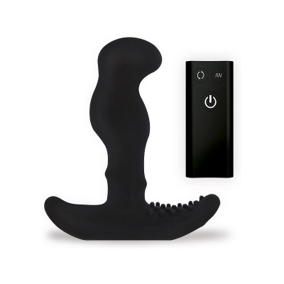 Вибромассажер с жемчужным массажем ануса и влагалища Nexus черный, 13 см х 4 см (43557) – фото 1