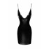 Платье с открытой спиной и глубоким декольте виниловое Noir Handmade черное, S (43556) – фото 4
