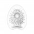 Мастурбатор з внутрішнім рельєфом Tenga Egg Shiny Pride білий, 6.1 см х 4.9 см (43073) – фото 4