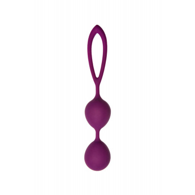 Вагінальні кульки зі зміщеним центром ваги   фіолетовий, 17 см х 2.8 см (43216) – фото 1