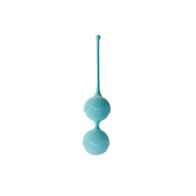 Вагинальные шарики со смещенным центром тяжести   голубые, 18.2 см х 3.8 см (43215) – фото 1