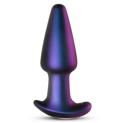 Анальная вибропробка с пультом управления EasyToys фиолетовая, 13.9 см х 4.5 см (43203) – фото 1