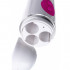 Вибратор с клиторальным стимулятором, силикон, розовый 23.3 см х 4 см (42424) – фото 5
