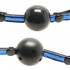 Кляп с двумя шариками, силикон и ABS-пластик, Whipsmart, синий, 4 см и 3.8 см (42588) – фото 5