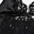 Еротична чорна сорочка з візерунком L/XL (36075) – фото 3