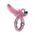 Эрекционное кольцо с вибропулей и стимулятором для клитора Baile розовое, 6.5 см х 4.2 см (44058) – фото 2