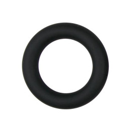 Эрекционное кольцо Easytoys, силиконовое, черное, 3 см – фото