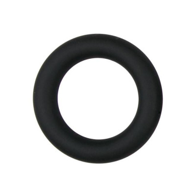 Эрекционное кольцо Easytoys, силиконовое, черное, 3 см (214164) – фото 1
