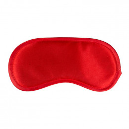 Сатинова маска для очей, червоного кольору Red Satin Eye Mask Easytoys