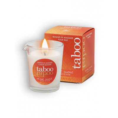 Массажная свеча с запахом персика, Taboo (33212) – фото 1