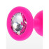 Анальная пробка Toy Joy, S, Diamond Booty Jewel, розовая, 7 см х 2.5 см (207762) – фото 2