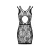 Платье эротическое в сетку Obsessive D239, One Size, черное (206902) – фото 4
