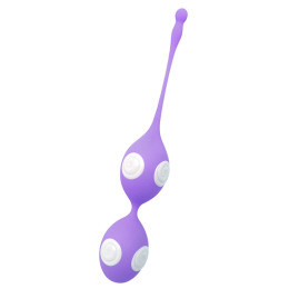 Вагинальные шарики на жесткой сцепке фиолетовые LAVENDER