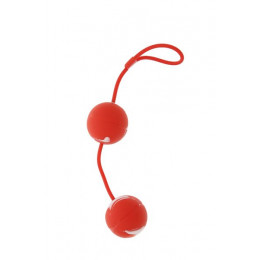 Вагінальні кульки червоні Marbelized DUO BALLS – фото