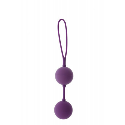 Шарики вагинальные фиолетовые со смещенным центром тяжести GOOD VIBES (36939) – фото 1