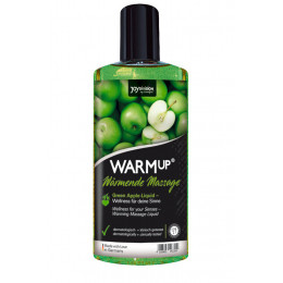 Съедобное массажное масло с разогревом WARMup Green Apple, 150 мл