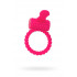 Эрекционное кольцо на пенис, розовое с вибрирующим язычком (36896) – фото 2