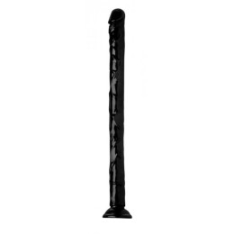 Анальный гигантский фаллоимитатор реалистичный Hosed, черный, 50x 4см – фото