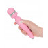 Вібромасажер-мікрофон силіконовий, ніжно-рожевого кольору (41376) – фото 4