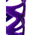 Насадка на пенис с рельефом с открытой головкой, фиолетовая, 7.5 х 3.5 см (43530) – фото 3