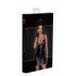 Сукня-міні сексуальне з вінілу, з мереживним бюстом, блискавка спереду Noir Handmade чорне, M (43562) – фото 3