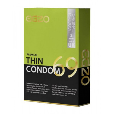 Тонкие презервативы EGZO Thin №3 (32464) – фото 1