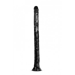 Фаллоимитатор на присоске Blush длинный, черный, 45.7 х 3.8 см