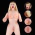 Секс-лялька Victoria Lovetoy блондинка, 3 отвори, Бежева, 165 см (42791) – фото 2