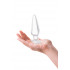 Анальная пробка Sexus Glass стеклянная прозрачная, 11.5 х 3.5 см (42811) – фото 4