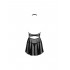 Эротичная сорочка с открытой грудью Obsessive черная, S/M (42853) – фото 5