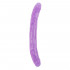 Фалоімітатор подвійний Chisa двоголовий, фіолетовий, 32.5 х 3.5 см (42885) – фото 2