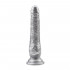 Фалоимитатор двойной реалистичный на присоске Chisa серебряный, 19.5 х 3.1 см (42890) – фото 2