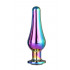 Анальная пробка конической формы Dream Toys разноцветная, L (43010) – фото 3