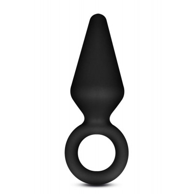 Анальная пробка Blush черная, 7.5 х 2.3 см (43036) – фото 1