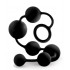 Анальные шарики Blush разного диаметра, черные,  40.5 х 3.8 см (43035) – фото 2
