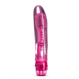 Вибратор Blush полупрозрачный, розовый, 15.8 х 3 см